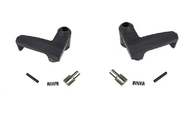 Manijas de ventana de ventilación izquierda y derecha Ford F150 F250 F350 Bronco Ranger 1980-1996 Foto 1 de 1