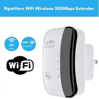 Ripetitore WiFi Wireless 300Mbps 2.4GHz | Range Extender | Amplificatore Segnale - Immagine 1 di 3