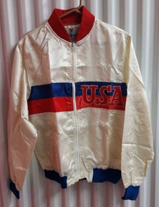 Vintage Windcrest USA Lightweight  Windbreaker Jacket Olympics - Picture 1 of 13