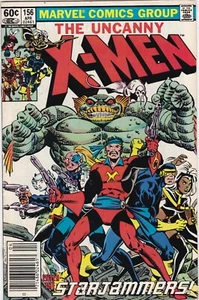 Uncanny X-Men # 156 BIEN+ 1982 The Starjammers Newsand Issue - Imagen 1 de 2