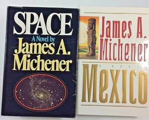 James Michener Novels Space Mexico 1st ed HCDJ Book Lot Historical Fiction Lot - Picture 1 of 12