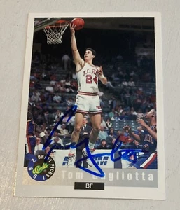 Tom Gugliotta Auto Signed In Person 1992 Classic Draft Pick Rookie Bullets - Bild 1 von 1