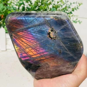 Natural Purple Labradorite Quartz Crystal Freeform Mineral Specimen 1760g - Picture 1 of 12