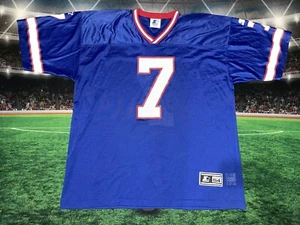 Vintage 90’s Buffalo Bills Doug Flutie #7 Starter Jersey Men's Sz 2XL Preowned - Picture 1 of 12