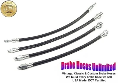 JUEGO DE MANGUERA DE FRENO Mercury Custom Station Wagon 1955, con frenos manuales Foto 1 de 2