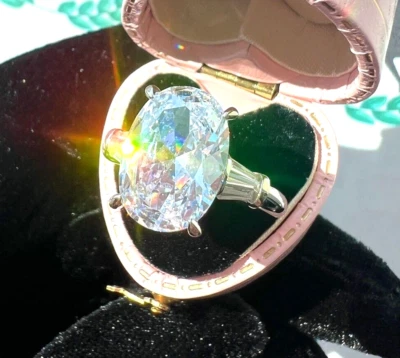 14 Ct Certified Treated Gorgeous Off White Diamond Cocktail Ring In 925 Silver - Image 1 of 4