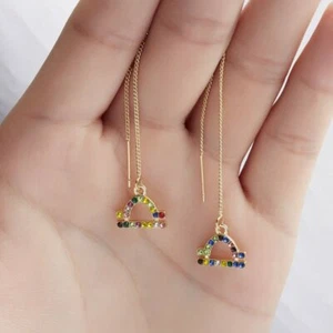 12 Constellation Earrings Stud Threader Drop Tassel Crystal Dangle Wholesale New - Picture 1 of 21
