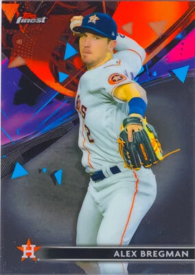 Alex Bregman 2021 Topps Finest Baseball Chrome Card #83 Houston Astros - Image 1 of 2
