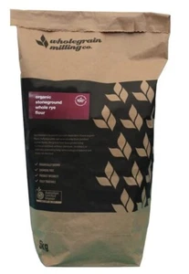 Organic Whole Rye Flour 5kg Bulk Value Pack | NEW | AU STOCK - Picture 1 of 4