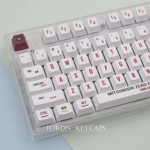 Plane Theme Keycap MITSUBISHI ZERO FIGHTER Cherry Profile PBT for Cherry MX - Picture 1 of 8