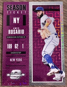 2018 Panini Contenders Optic Purple Mojo #1 Amed Rosario /99 - Picture 1 of 2