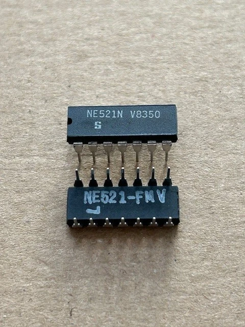 10 Stück Integrierte Schaltung  - NE521N -  Signetics - DIP14 - Vintage - Bild 1 von 1