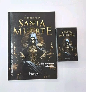 TAROT SANTA MUERTE ORIGINAL 78 CARTAS Y LIBRO INCLUIDO ON SALE NEW SPANISH - Picture 1 of 6