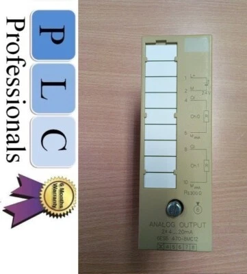 Siemens 6ES5 470-8MC12  S5 Analogue Output Module (UK VAT included in price) - Image 1 of 3