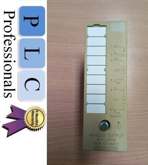 Siemens 6ES5 470-8MC12  S5 Analogue Output Module (UK VAT included in price) - Image 1 of 3