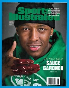 Sports Illustrated 2023 Sauce Gardner NY JETS newsstand issue and MINT no label - Picture 1 of 2