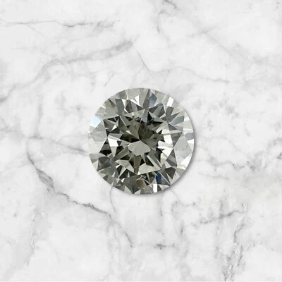 GIA Certified Loose Natural Round Brilliant Cut Diamond 0.61 Carat SI1 I - Image 1 of 4
