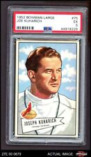 1952 Bowman Large #75 Joe Kuharich Cardinals-FB PSA 5 - EX 27E 00 0679