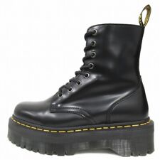 Dr. Martens “JADON” Jadon 8 Hole Short Boots Shoes Leather Side Zip Thick Used