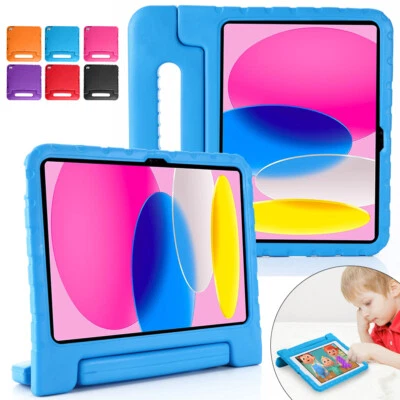 Shockproof Case For iPad 9th 8th 7th 6th 5th Generation Handle Stand Kids Cover - Image 1 of 4