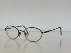 Giorgio Armani 245 907 Round Bronze Eyeglasses Glasses Frame Italy 52*19*135