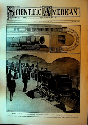 Scientific American April 6 1907 Susquehanna River Ice Jam Rapid Transit - Image 1 of 3
