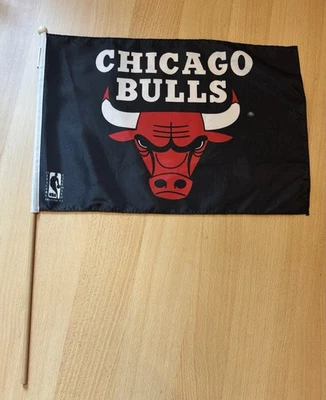 Bandera portátil de los Chicago Bulls de la NBA de los años 90 Foto 1 de 4