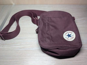 Converse All Star Chuck Taylor Red Burgandy Canvas Cross Body Shoulder Bag - Picture 1 of 4
