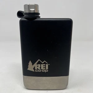 REI Co-Op "A Wilderness Spirit" schwarz/silber 8 Unzen Metallkolben - Bild 1 von 3