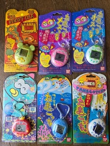 Juego de 6 Bandai Tamagotchi Umi de Hakken Osutchi Mesutchi etc. - Imagen 1 de 4