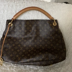 Louis Vuitton Artsy MM Monogram Canvas Leather Tote Shoulder Purse Dust Bag - Picture 1 of 8