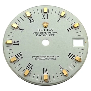 Genuine Rolex Oyster Perpetual Datejust 31mm Roman Dial White & Gold 68273 - Picture 1 of 4