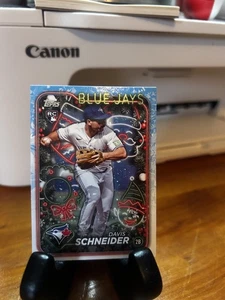 2024 Topps Holiday - Davis Schneider #H132 (RC) - Picture 1 of 2
