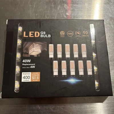 G9 Dimmable LED BULB 6000k 40W Replacement, Uses 4W, 120V, New - Image 1 of 2