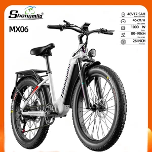 Shengmilo MX06 1000W Elektrofahrrad 26 Zoll E-Bike 48V 17,5Ah Akku Mountainbike - Bild 1 von 24