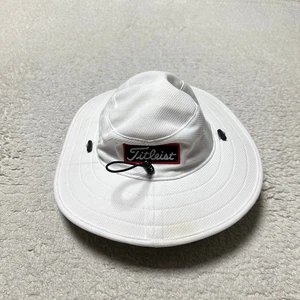 Titleist FootJoy Pro V1 Golf Bucket Hat Cap Mens Large White Golf Performance - Picture 1 of 11