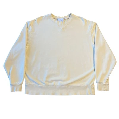 Collusion Women's Jumper Buttery off white Crew Neck Pullover - Small - Image 1 of 4