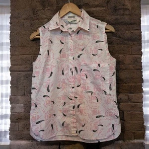 Diane von Furstenberg mehrfarbiges ärmelloses Top Bluse Größe XS - Bild 1 von 9