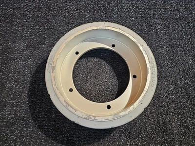 (QTY 1) Camso Solid Non-Marking Ribbed Tire 5 Bolt 323x100 - Image 1 of 4