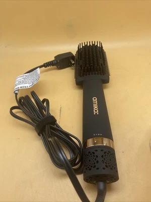 Cepillo alisador secador de pelo Amika Double Agent HMS0038 2 en 1 negro probado Foto 1 de 4
