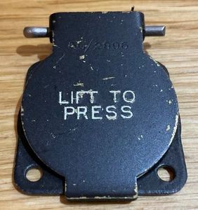 RAF AIRCRAFT STARTER / BOOST BUTTON SPRUNG COVER - 5C/2896 - Picture 1 of 2