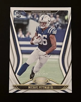 2020 Panini Certified #122 Michael Pittman Jr. Rookie RC #/399 - Image 1 of 2
