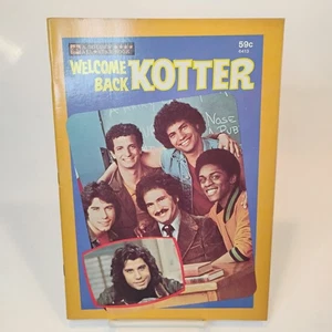 VTG Welcome Back Kotter Golden All Star Book #6413 (blue) NOS New Old Stock 1977 - Imagen 1 de 9