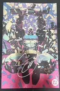 ABSOLUTE BATMAN #5 CLAY MANN FOIL VARIANT SIGNED BY SCOTT SNYDER & CLAY MANN - Picture 1 of 3