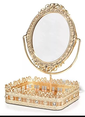 Bath And Body Works Limited Edition Bridgerton Tilting Mirror Vanity Candle Tray - Image 1 of 4