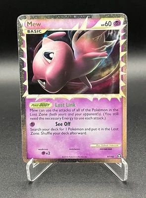 Pokémon Mew 97/102 - Prime Holo Rare - HGSS Triumphant 2010 - LP - Image 1 of 2