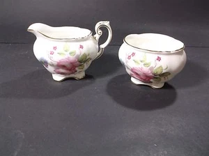 Coalport Shrewsbury mini creamer and open sugar bowl - Picture 1 of 7