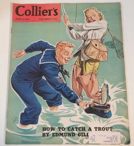 Collier's Magazine April 4 1942 Agatha Christie Pearl S Buck World War II Trout - Picture 1 of 7