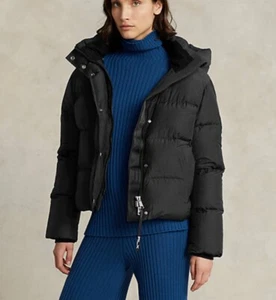 Water-Resistant Down Hooded Jacket - Picture 1 of 6