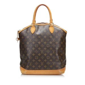 LOUIS VUITTON Monogram Lockit MM Handbag Tote Bag M40606 Women 【Used】 - Picture 1 of 10